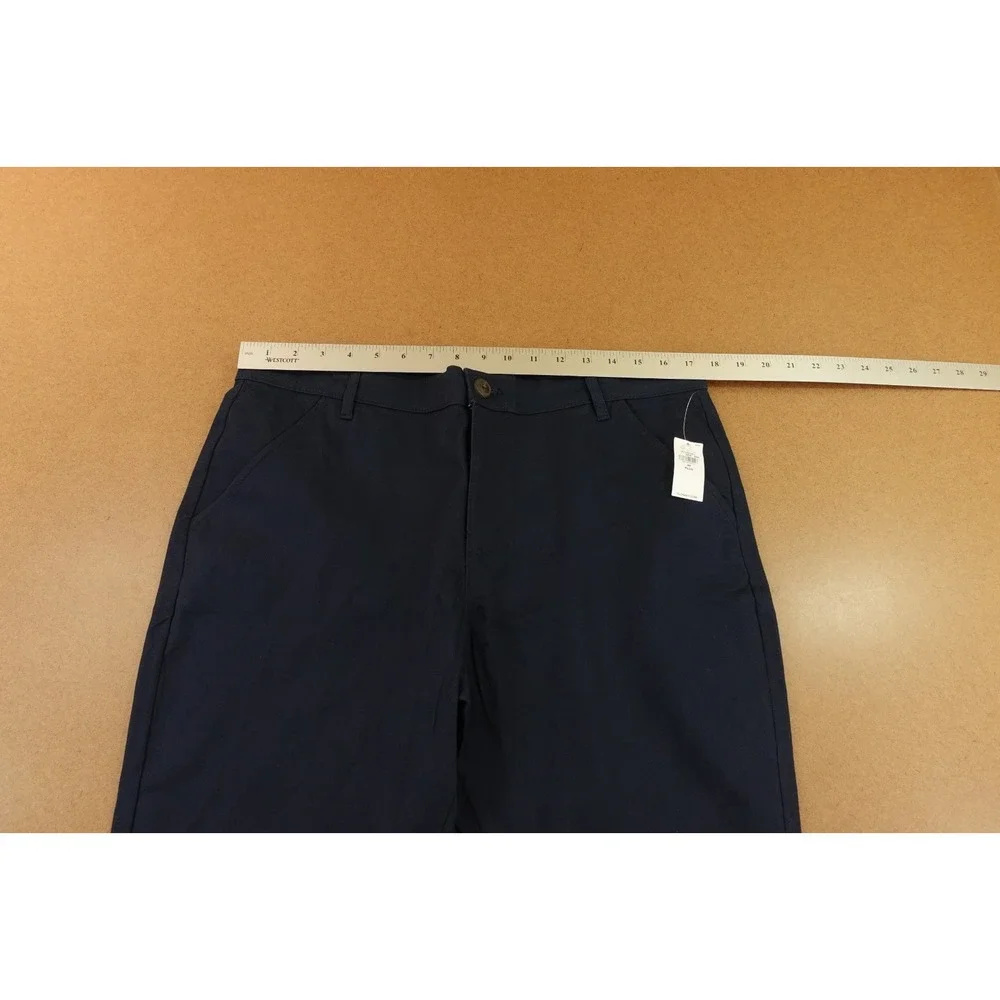 Old Navy Girls Size 20 Plus Blue School Uniform Boot-Cut Chino Pants NWT